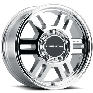 Vision Wheel Off-Road – 355 M2 OVERLAND – Chrome – 17″x7.5″ 45mm – All weather Wheels – 355-7775OEC45